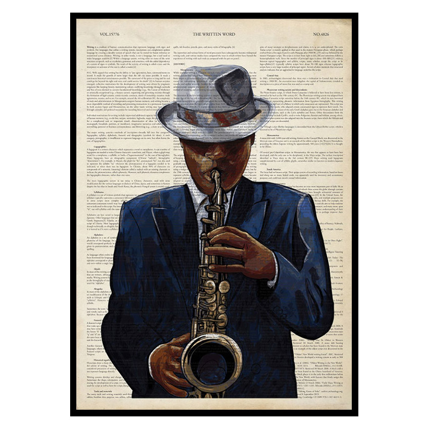Poster Gallerix Saxophone