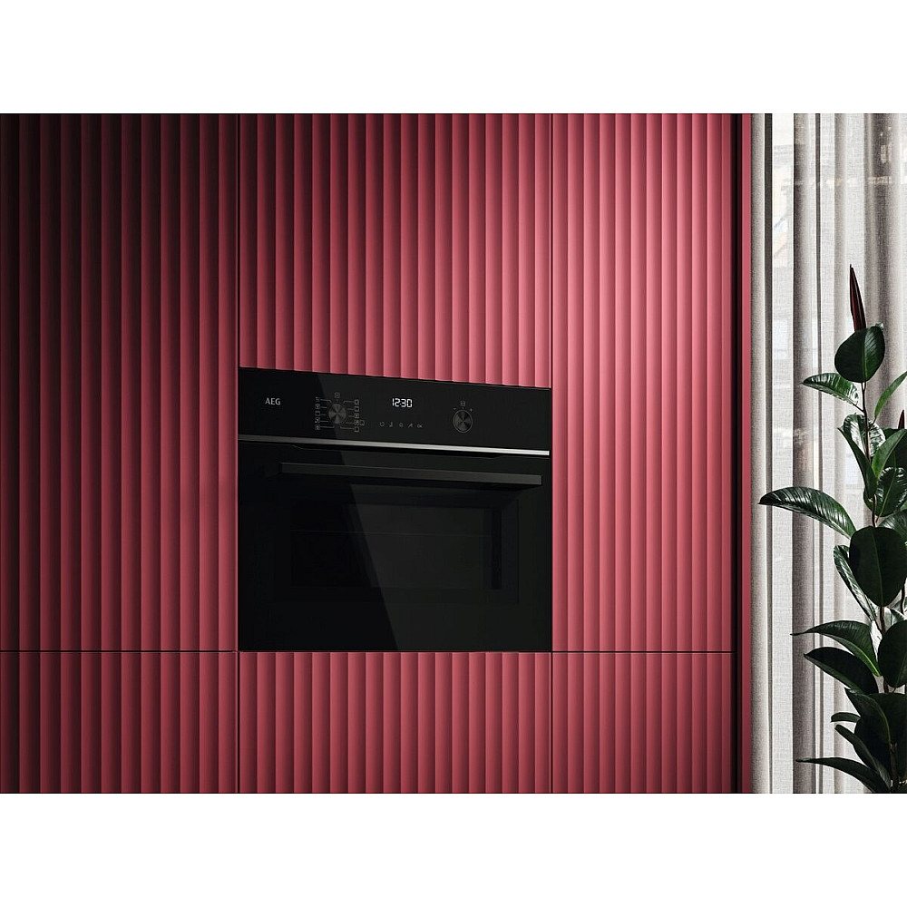 Inbyggnadsugn AEG TK6NK501B CombiQuick® Svart med WiFi