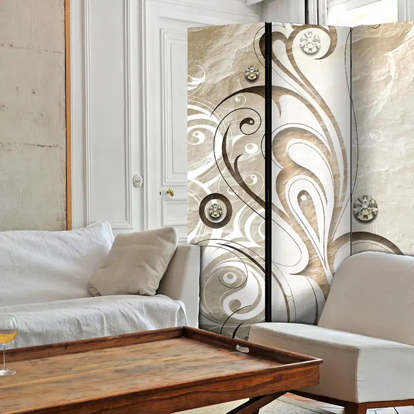Rumsavdelare Skärmvägg Arkiio Stone Butterfly 135x172 cm