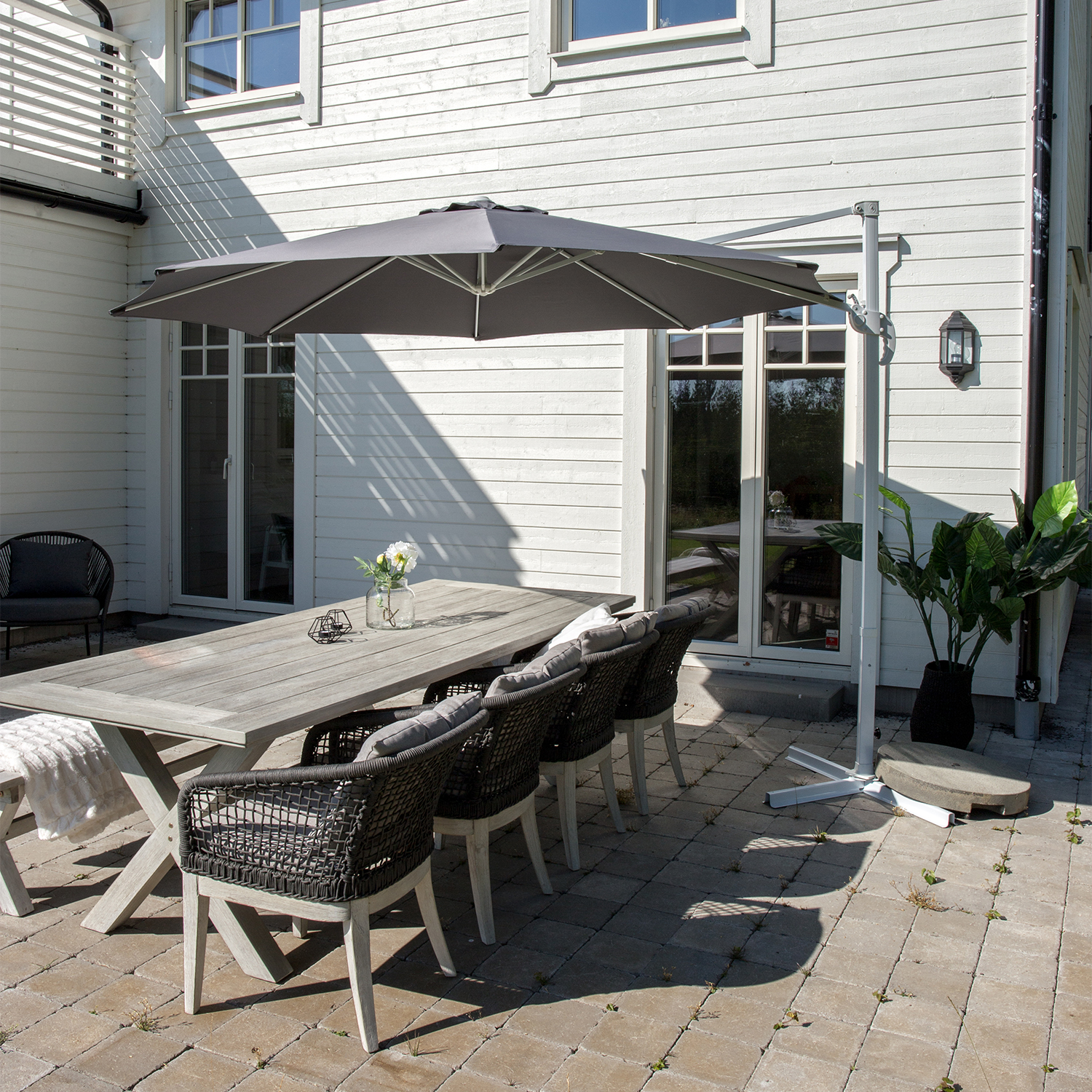 Hängparasoll Venture Home Leeds Runt Ø 350 cm