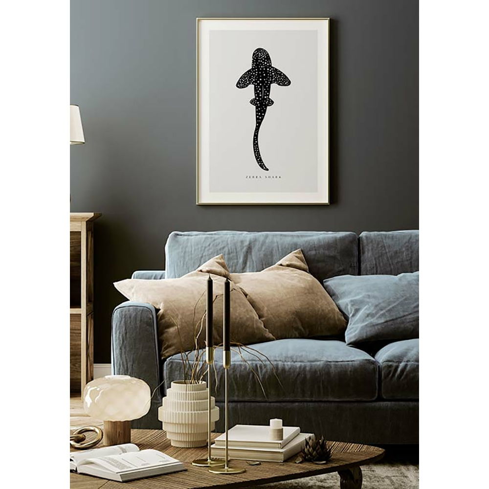 Poster Gallerix Zebra Shark