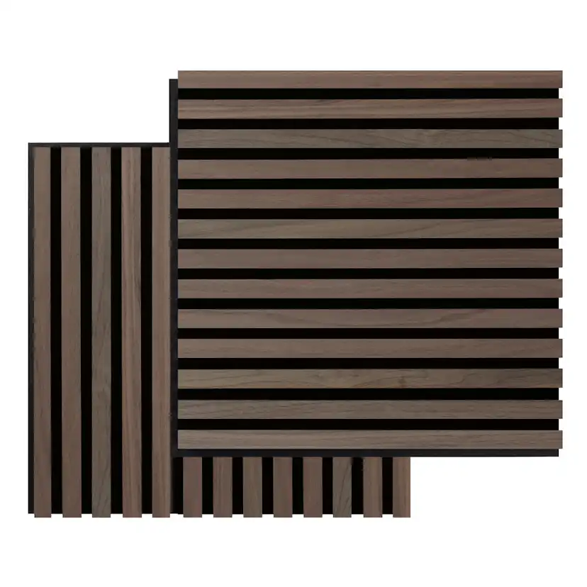 Akustikpanel SQUARE - Walnut 2st Valnöt