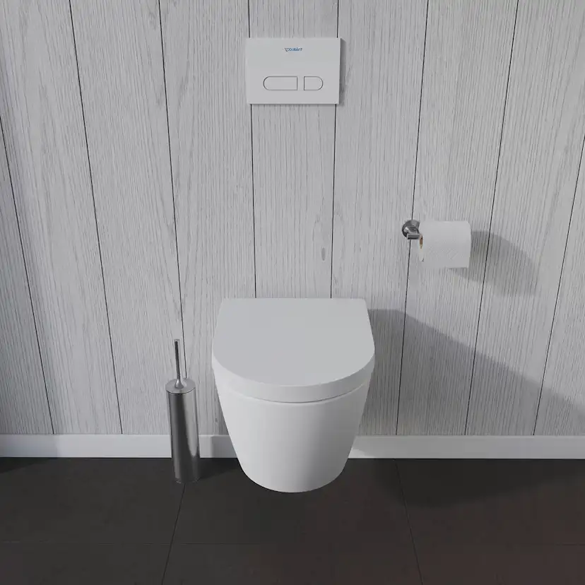 Vägghängd Toalettstol Duravit ME by Starck Rimless 253009 utan Toalettsits