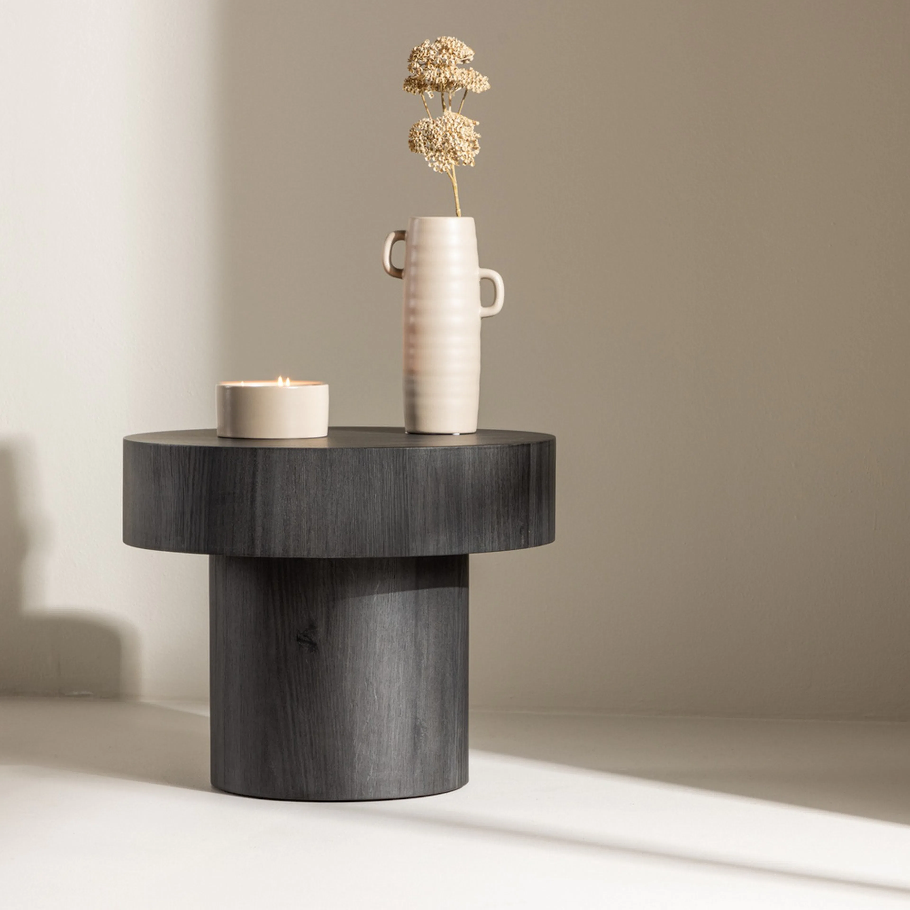 Malung Side Table ⌀50 - Black FSC 100% Svart