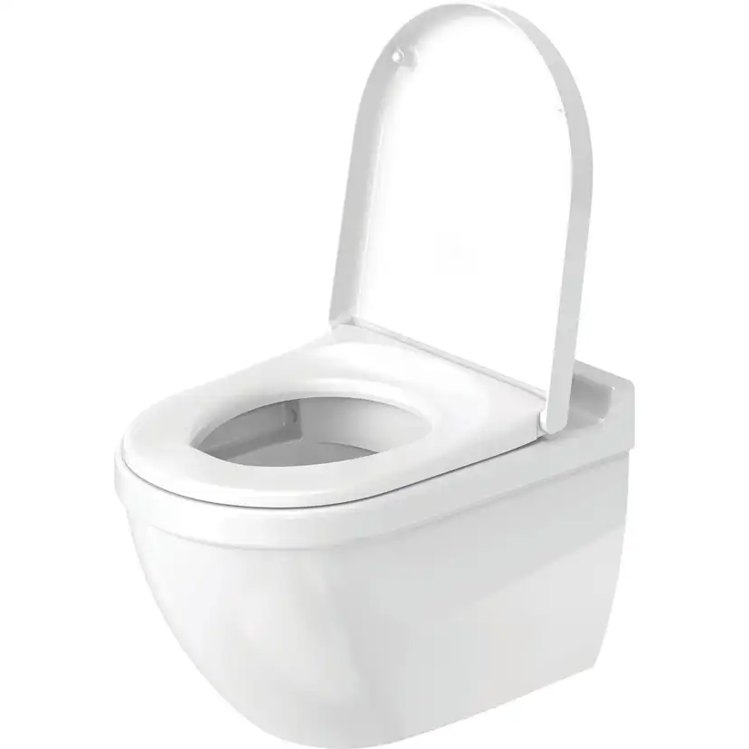 Vägghängd Toalettstol Duravit Starck 3 252709 Rimless utan Toalettsits