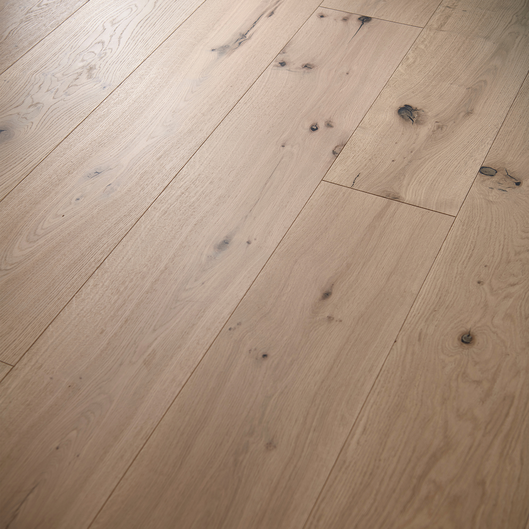 Parkettgolv Nordic Floor Grand Country Ek Vit Mattlack 1-Stav