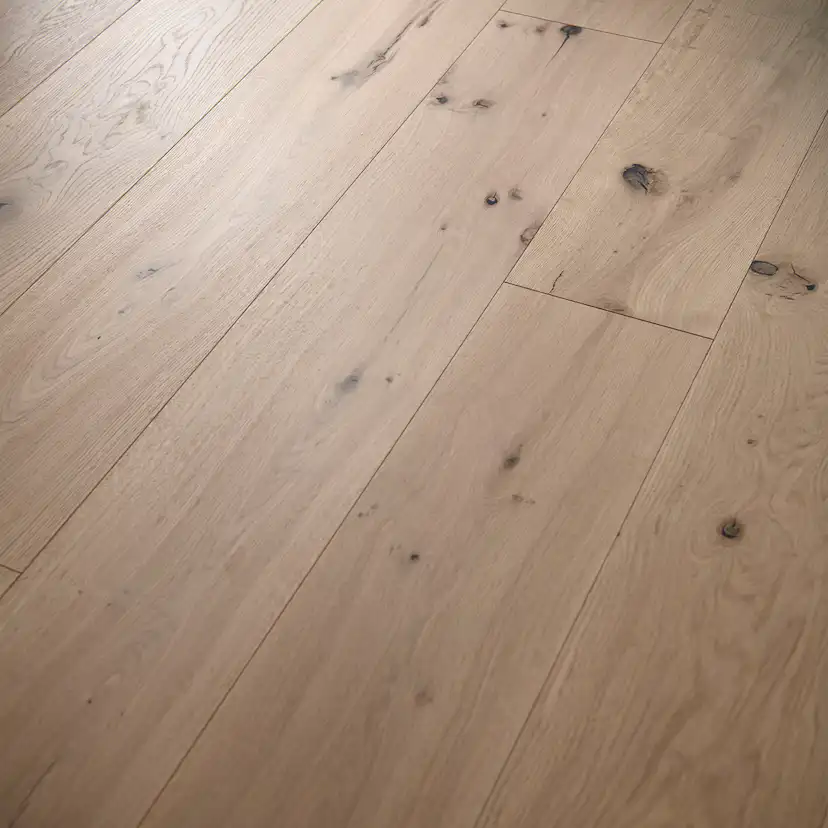Parkettgolv Nordic Floor Grand Country Ek Vit Mattlack 1-Stav