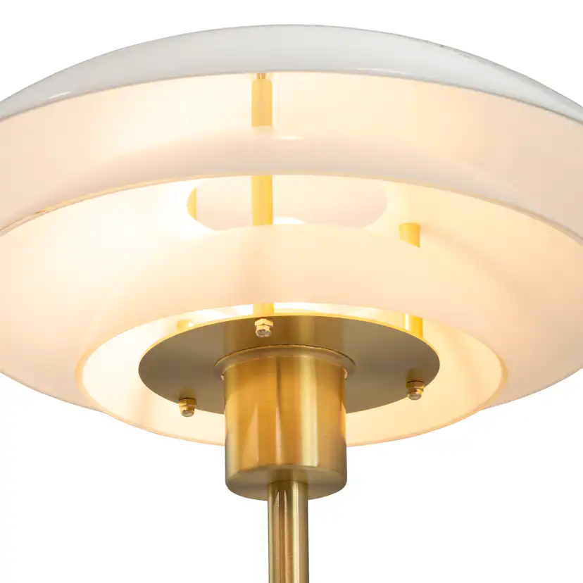 Golvlampa Dyberg Larsen DL31 Opal/Mässing