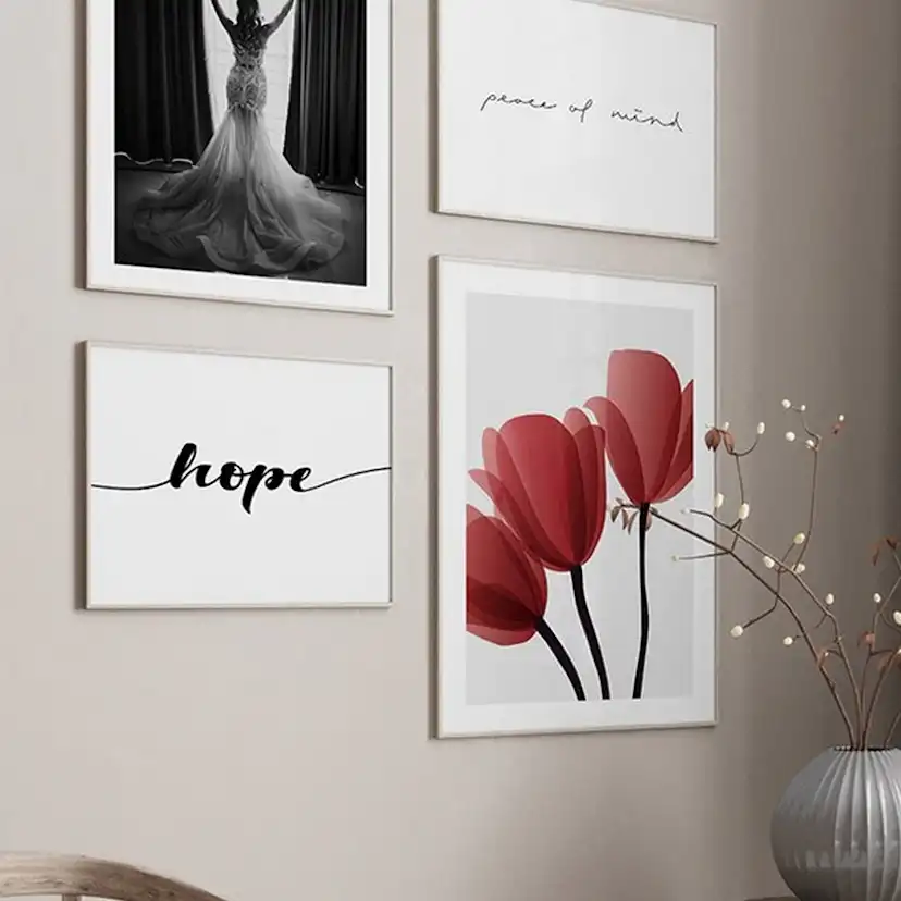 Poster Gallerix Red Tulips No2
