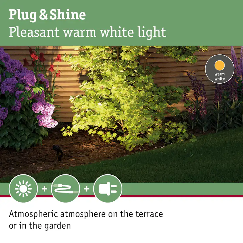 Spotlight Paulmann Sting Plug & Shine LED IP67 24V Förlängningsset 3-pack med Kabel