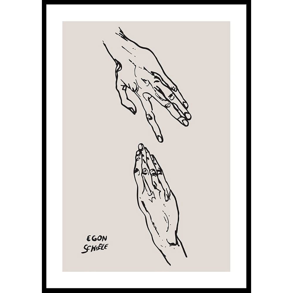 Poster Gallerix Egon Schiele Art Hands