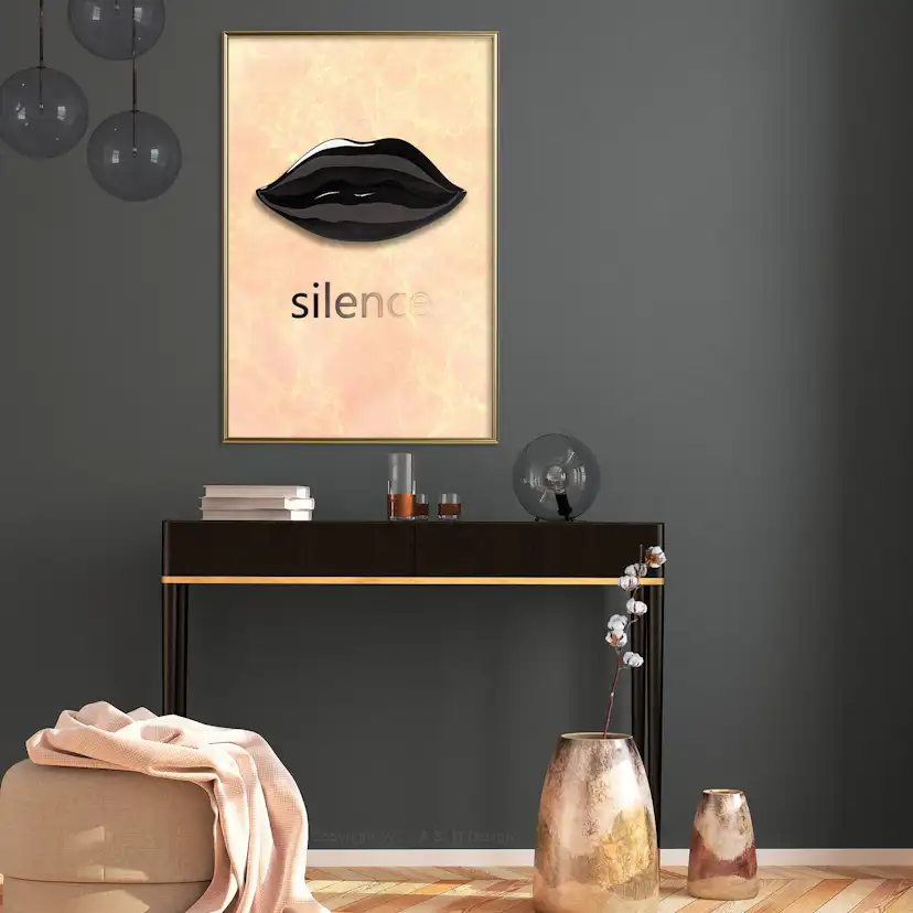 Poster Artgeist Affisch Sweet Silence