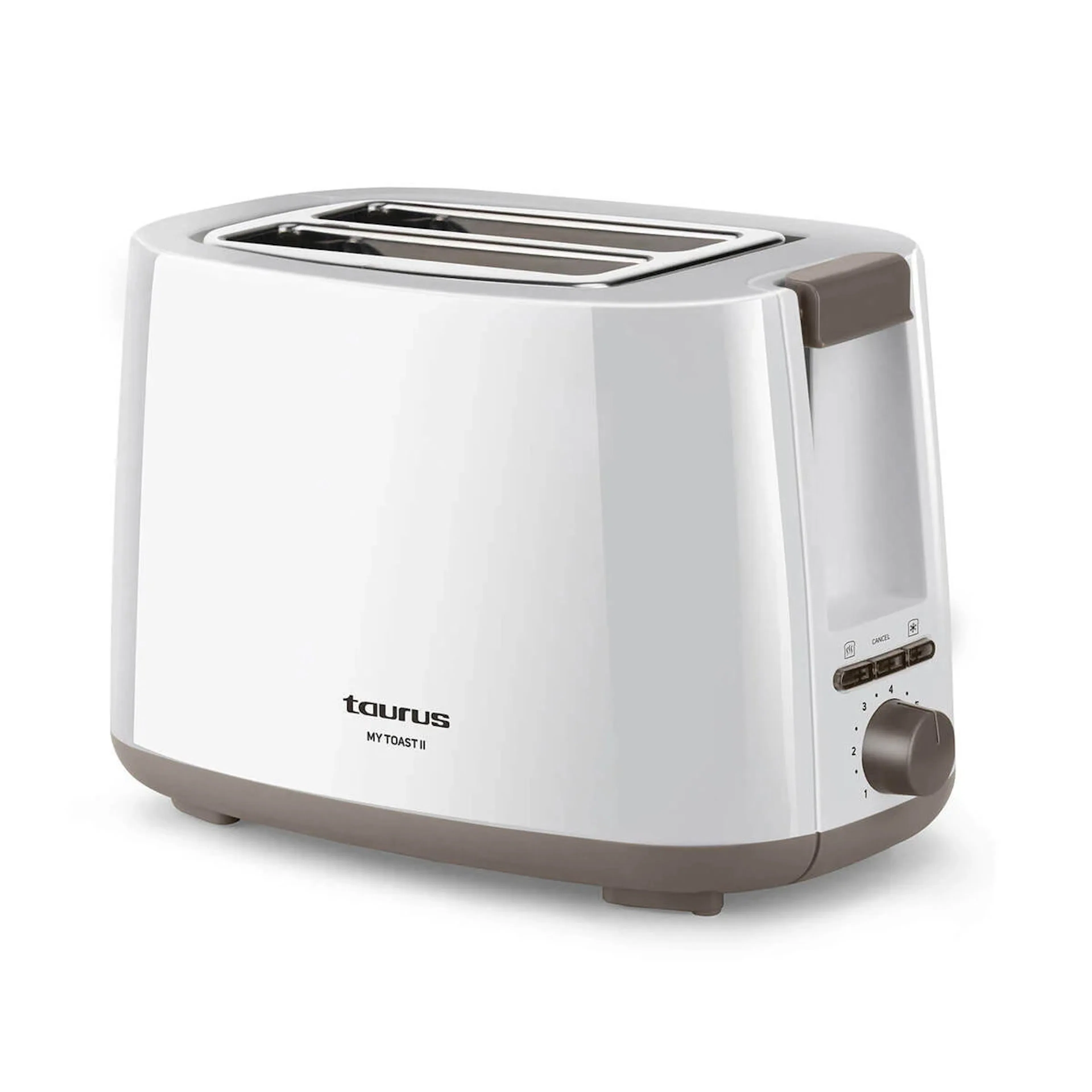 Brödrost TAURUS Mytoast Vit med 7 Rostningsnivåer och 750W