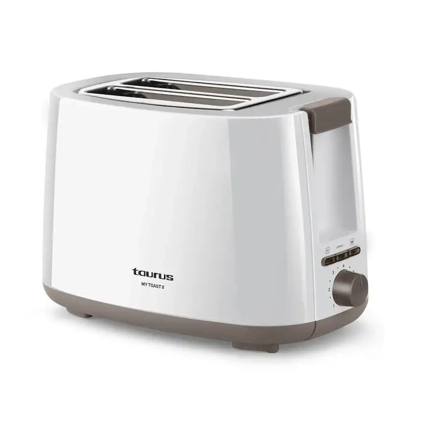 Brödrost TAURUS Mytoast Vit med 7 Rostningsnivåer och 750W