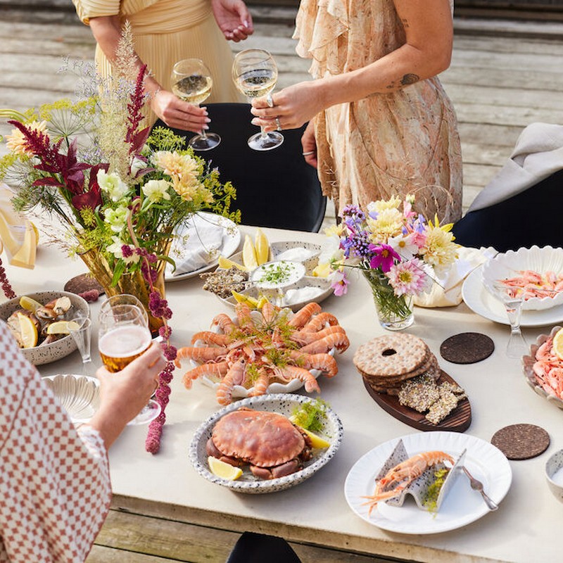 Serveringsfat Sagaform Ditte Djupt