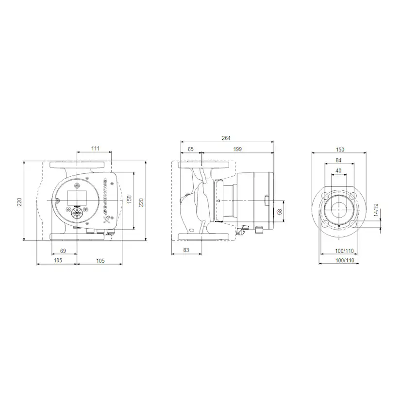 Cirkulationspump Grundfos Magna3 F