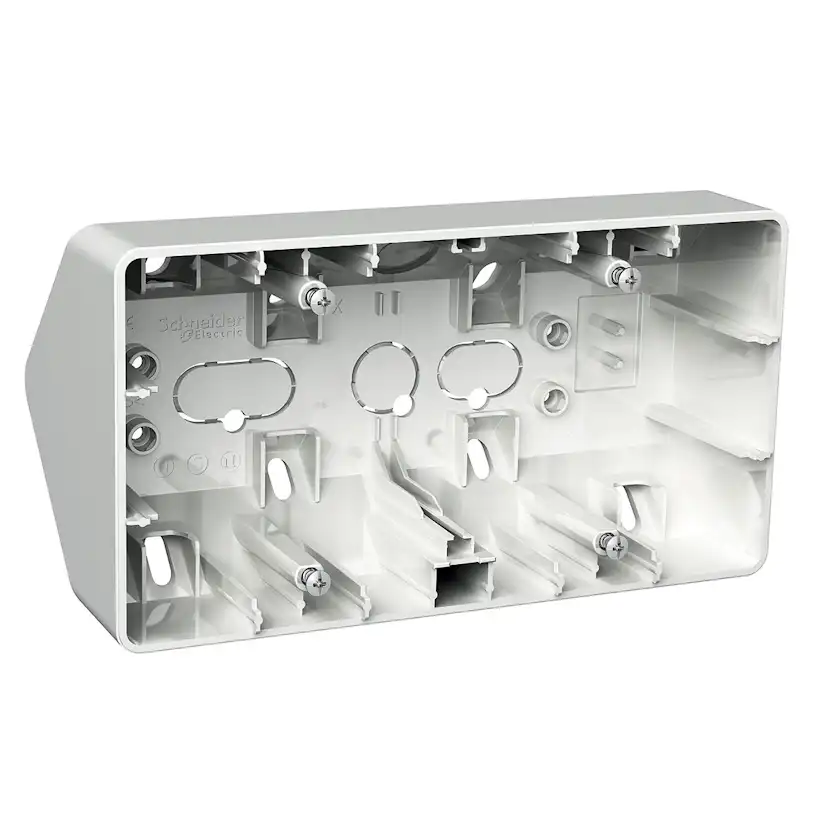 Hörnbox Schneider Electric Exxact 2-fack