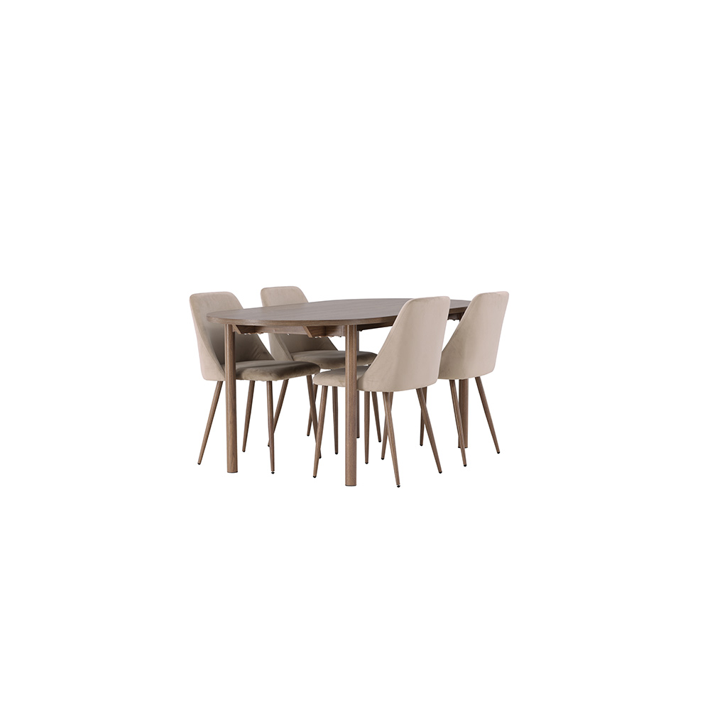 Matgrupp Venture Home Andy med 4 st Night stolar