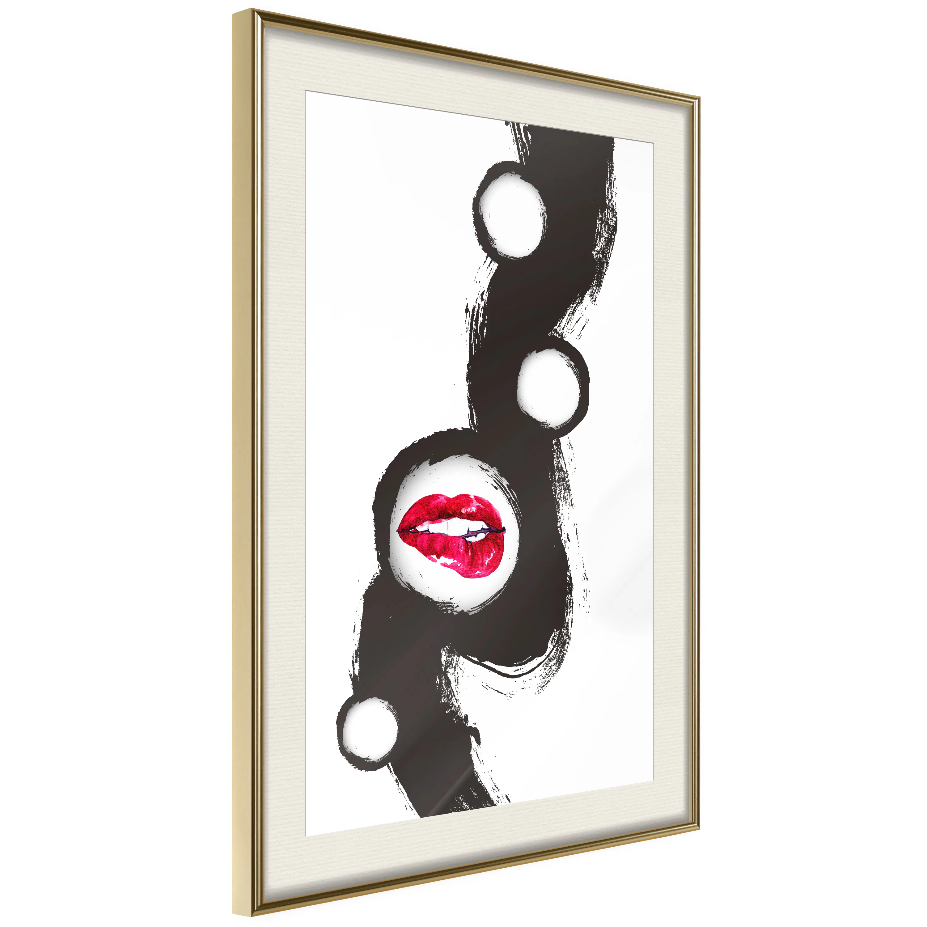 Poster Artgeist Affisch Bitten Lips