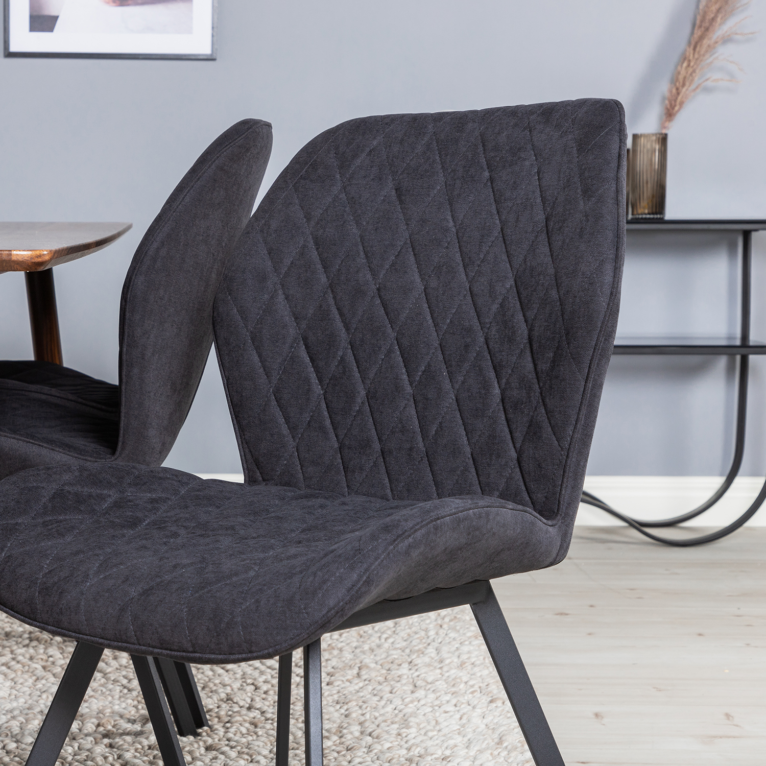 Matgrupp Venture Home Pobbie med 6 Geneva Stolar Polyestertyg