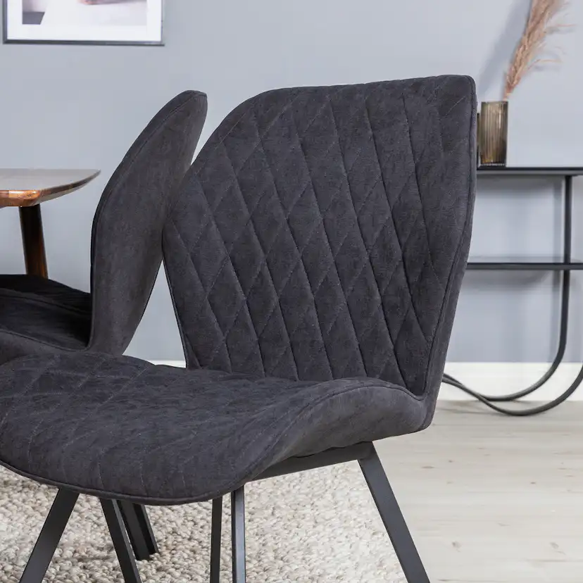 Matgrupp Venture Home Pobbie med 6 Geneva Stolar Polyestertyg
