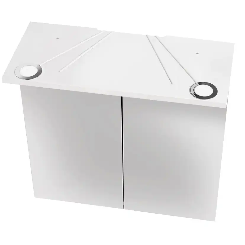 A Basicaqua Speg.Sk+Bel.Ramp 4 Utan uttagsbox, med ljusramp 4st spotligths