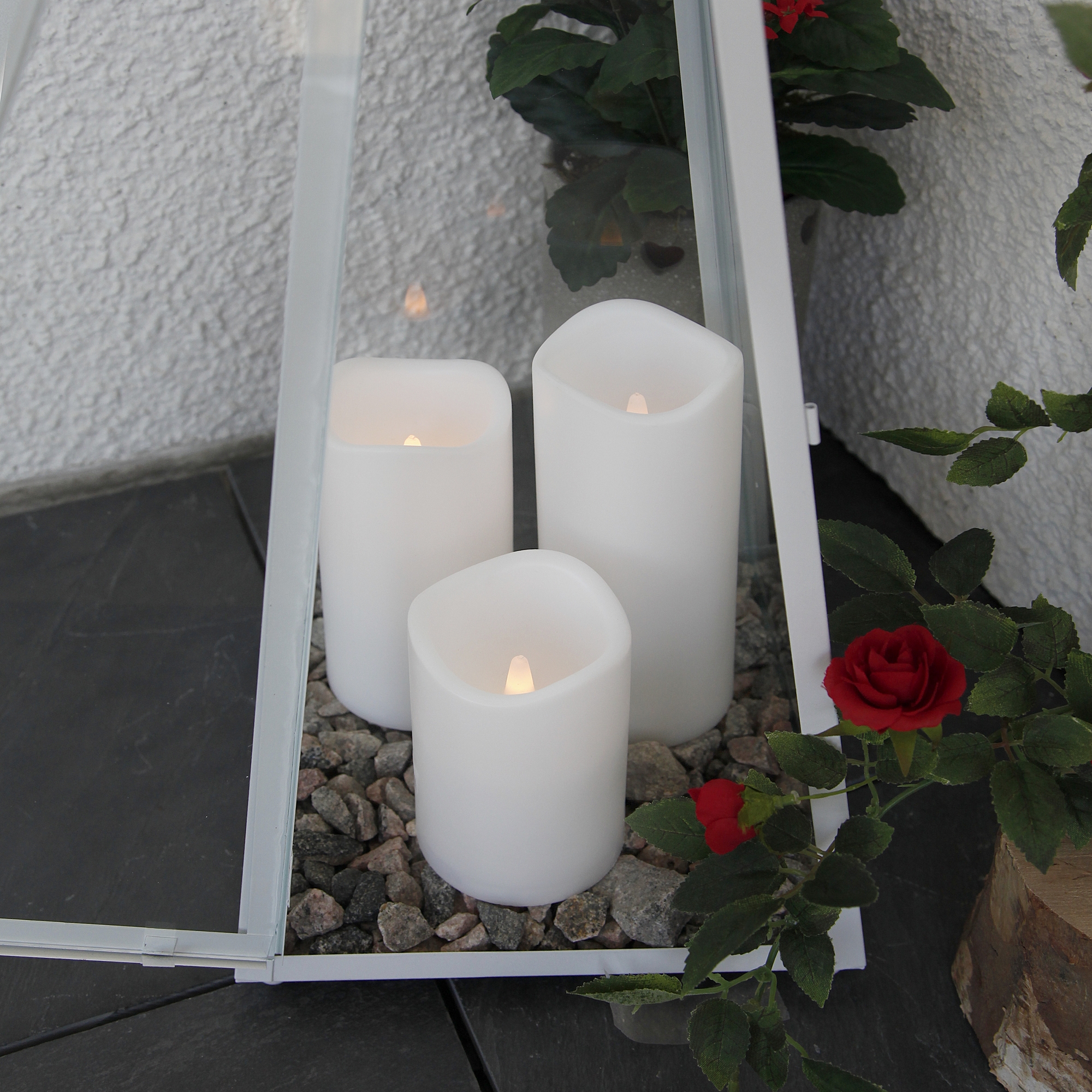 Blockljus Star Trading Paul LED 3-pack