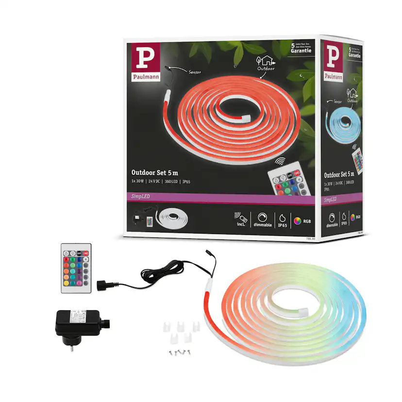 LED-strip Paulmann SimpLED Belagd Outdoor Komplett set IP65