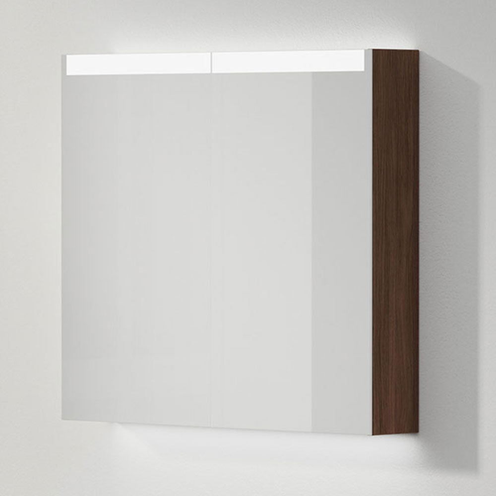 Spegelskåp Stage Plus 80, Dark Oak, 2 Luckor,800x720x140 Bredd: 800 mm, Dark Oak, Dubbla luckor