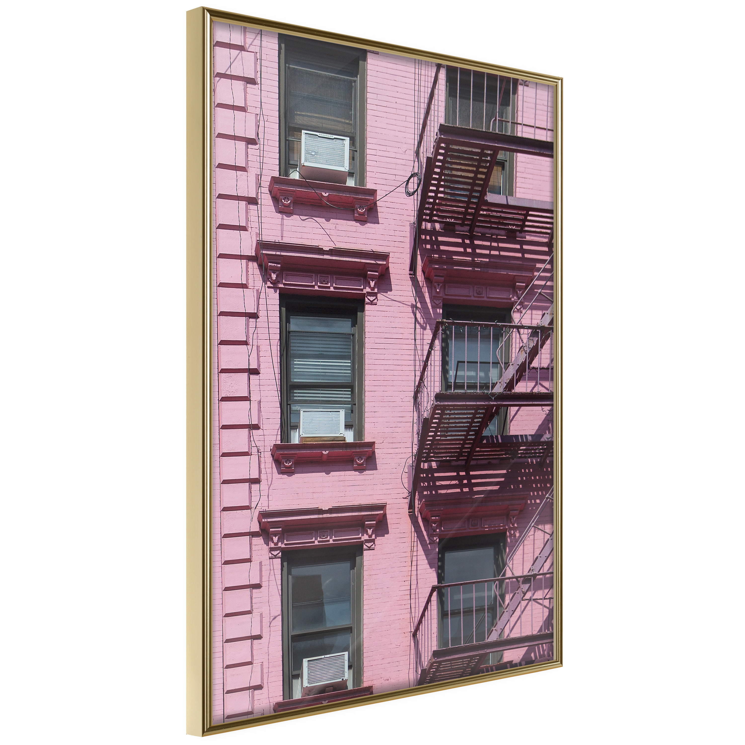 Poster Artgeist Affisch Fire Stairs