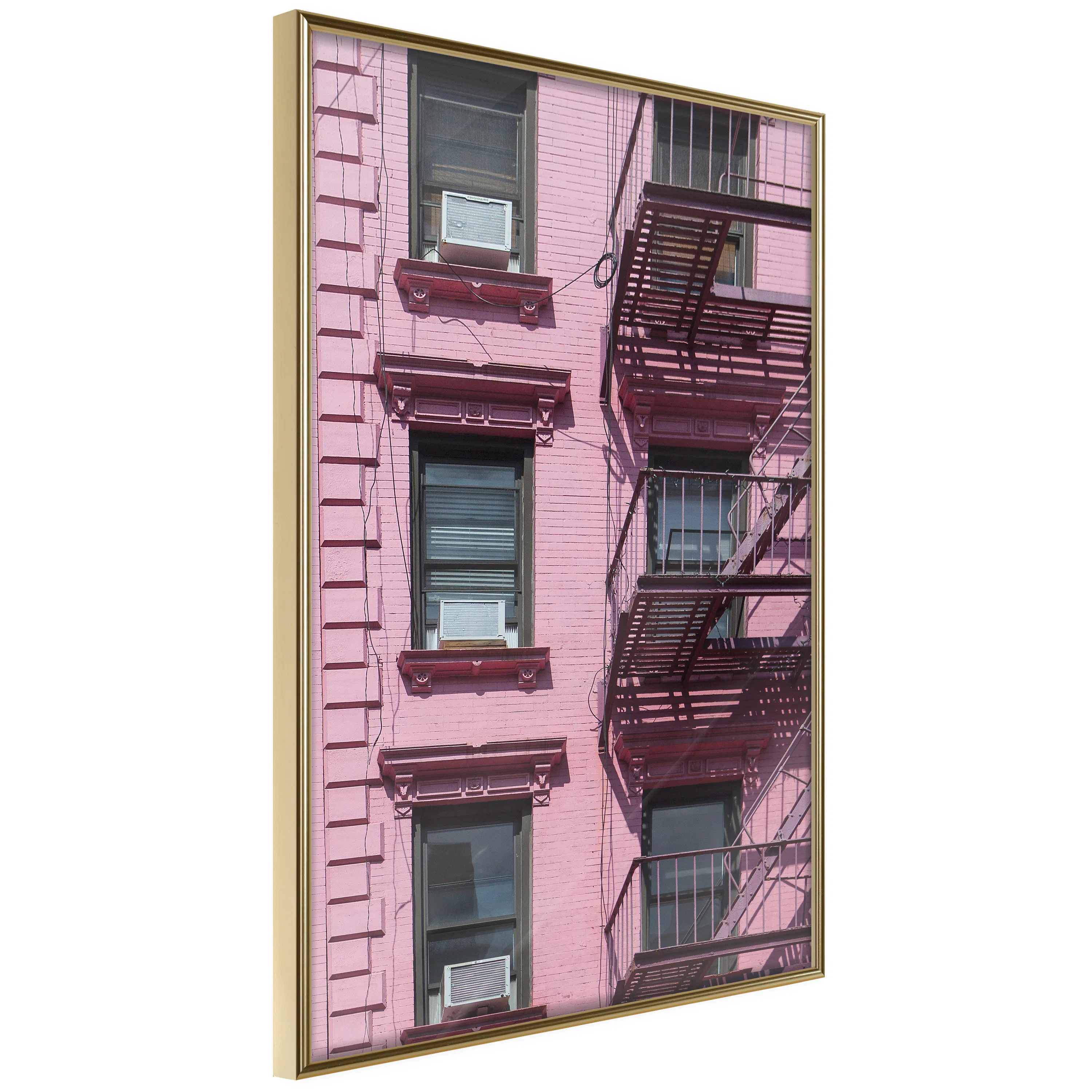 Poster Artgeist Affisch Fire Stairs