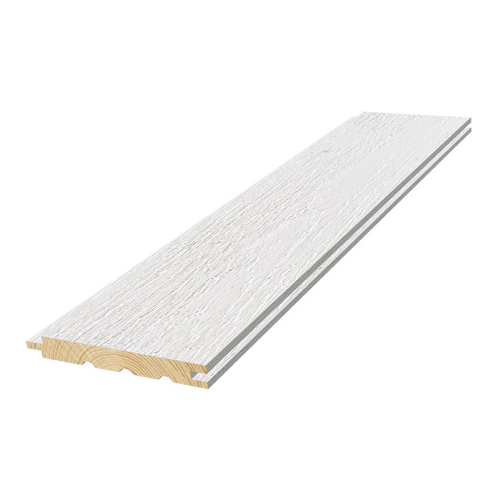 Innerpanel Moelven Gran 14x120x2700 Rough Vit Natur 8 stk/bnt