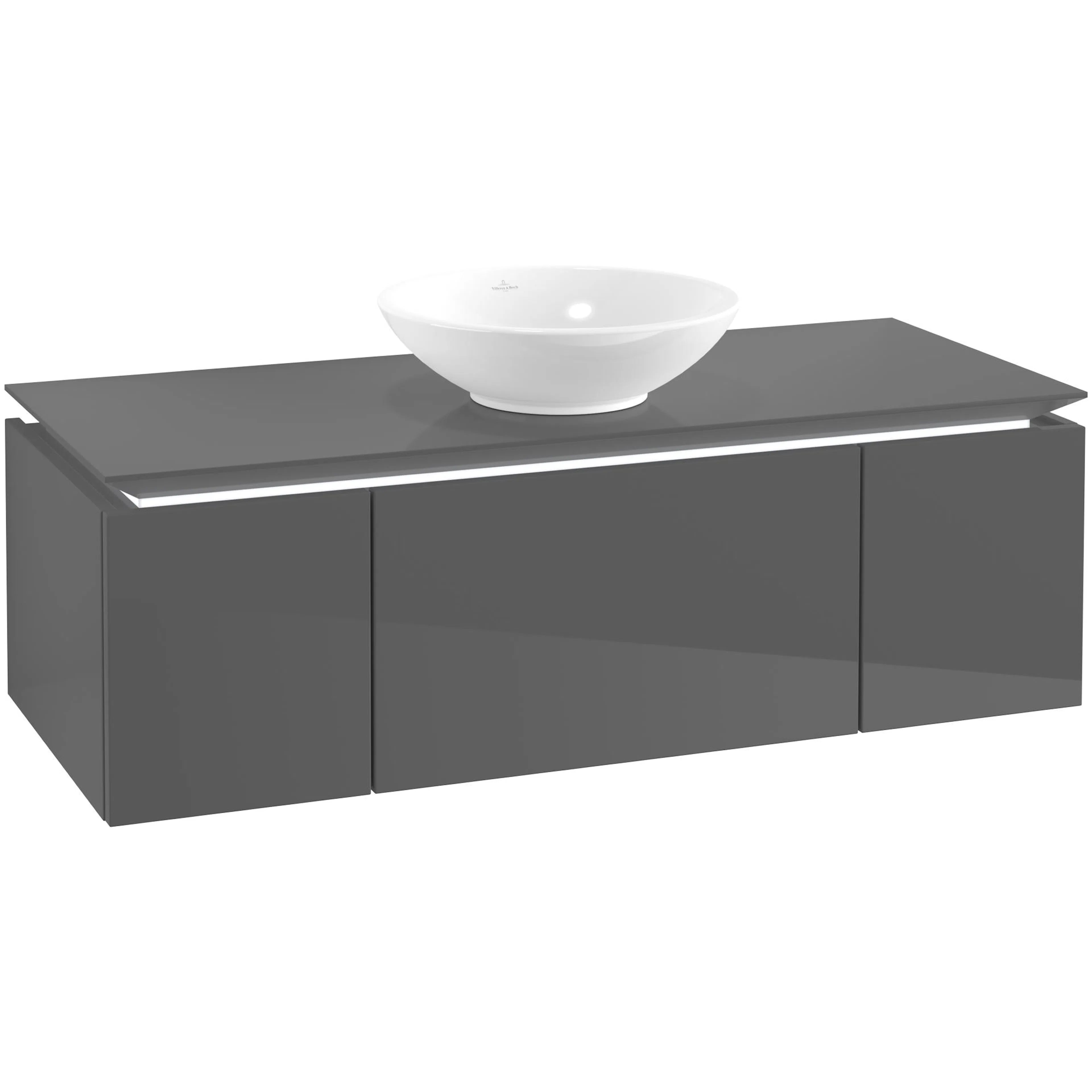 Tvättställsskåp Villeroy & Boch Legato Kompakt med 3 Lådor för Ytmonterat Tvättställ från Övriga V&B Serier