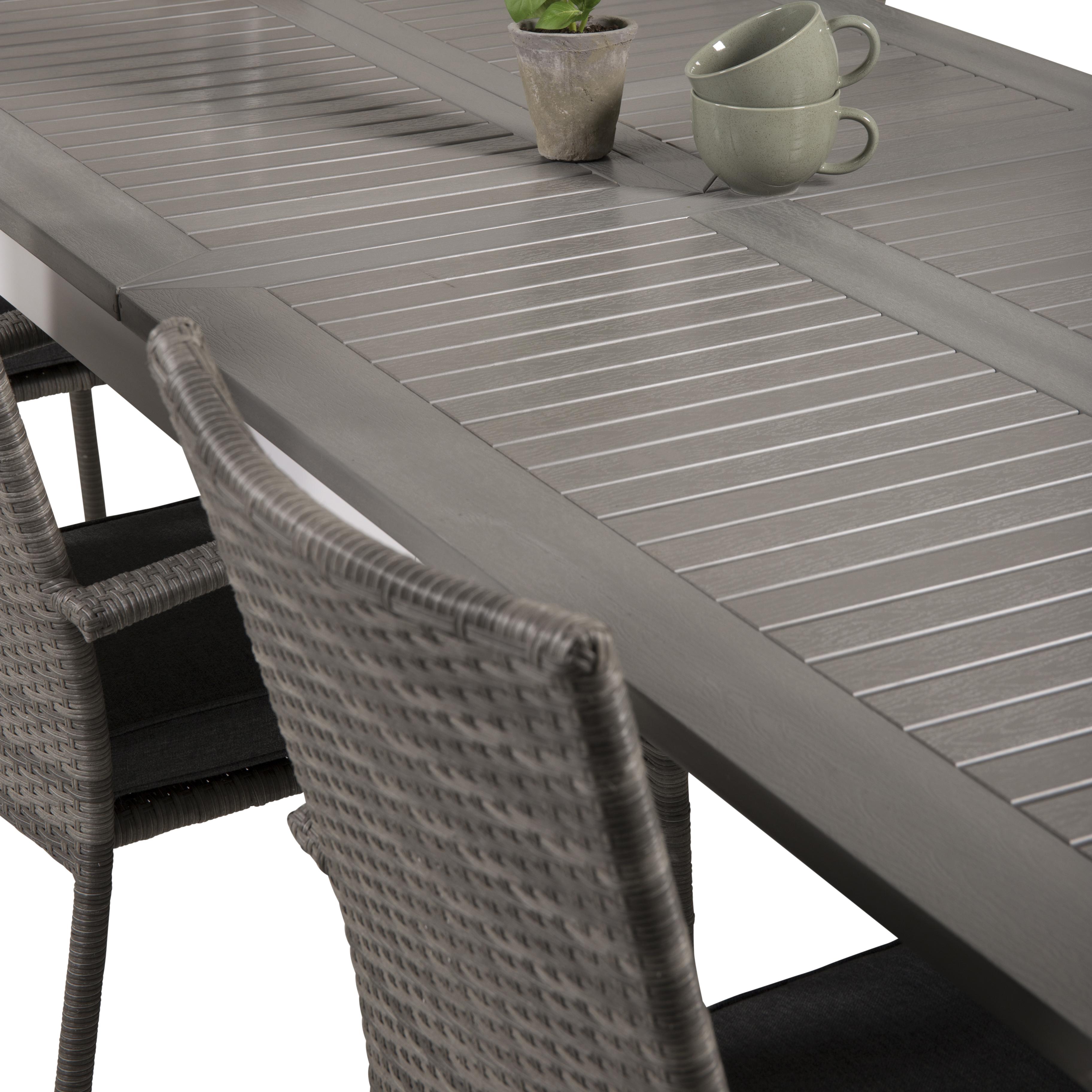 Matgrupp Venture Home Aleyna 224/324 med 8 Asta Stolar