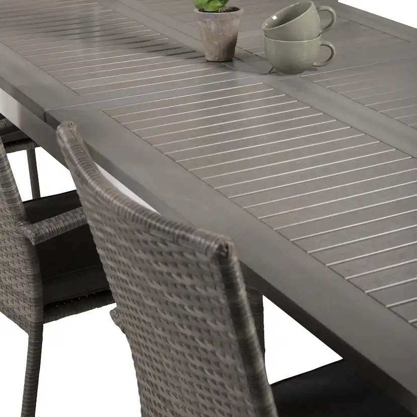 Matgrupp Venture Home Aleyna 224/324 med 8 Asta Stolar