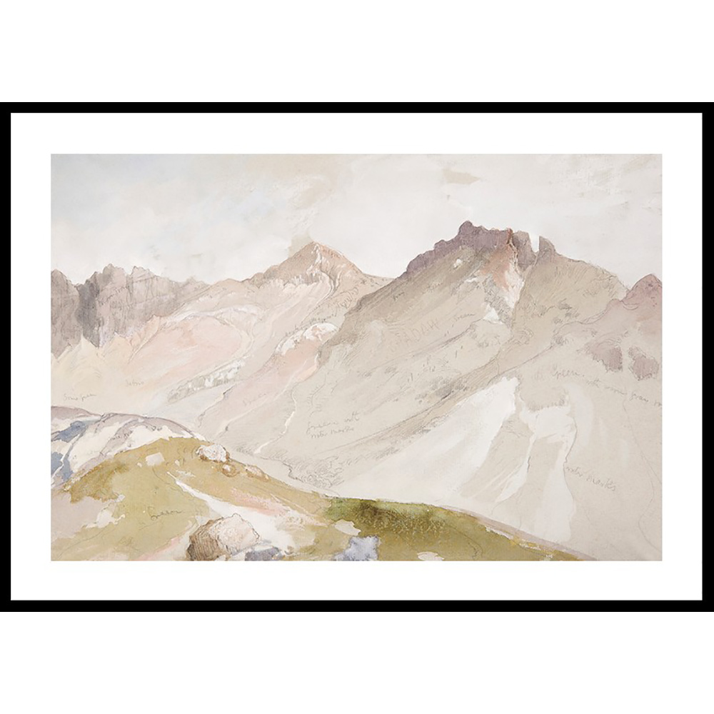 Poster Gallerix Little Cottonwood Canyon By Thomas Moran