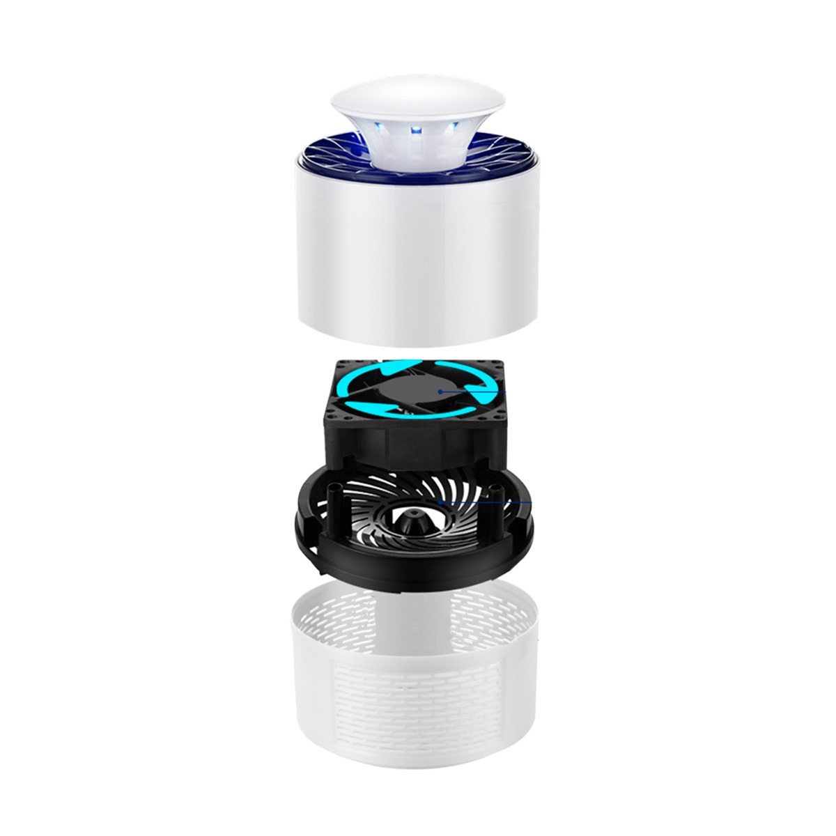 Myggfångare Lykke 360 Deluxe Vit