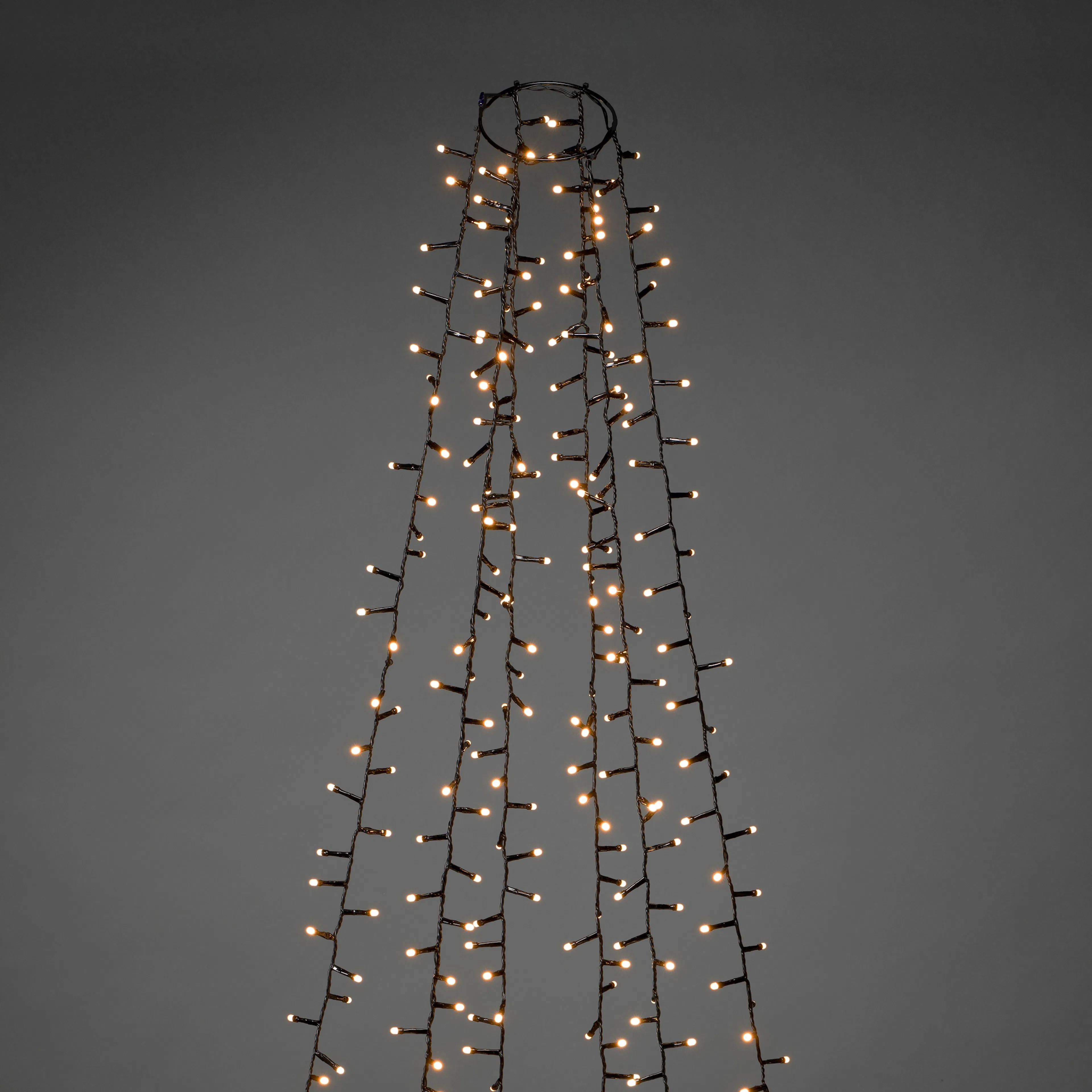 Julgransslinga 660 LED H240 Amber, L: 2,4 m