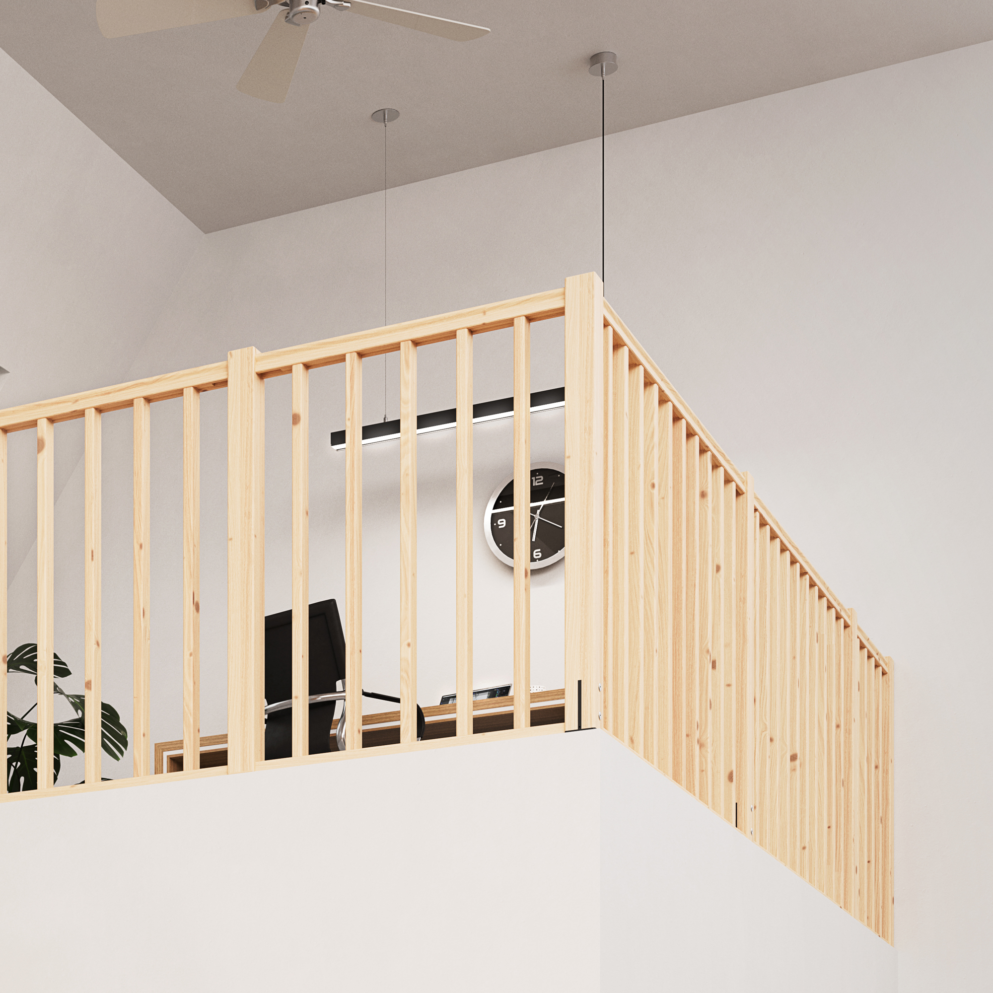 Skyddsräcke Dolle Madeira Obehandlad Gran 1,5 m