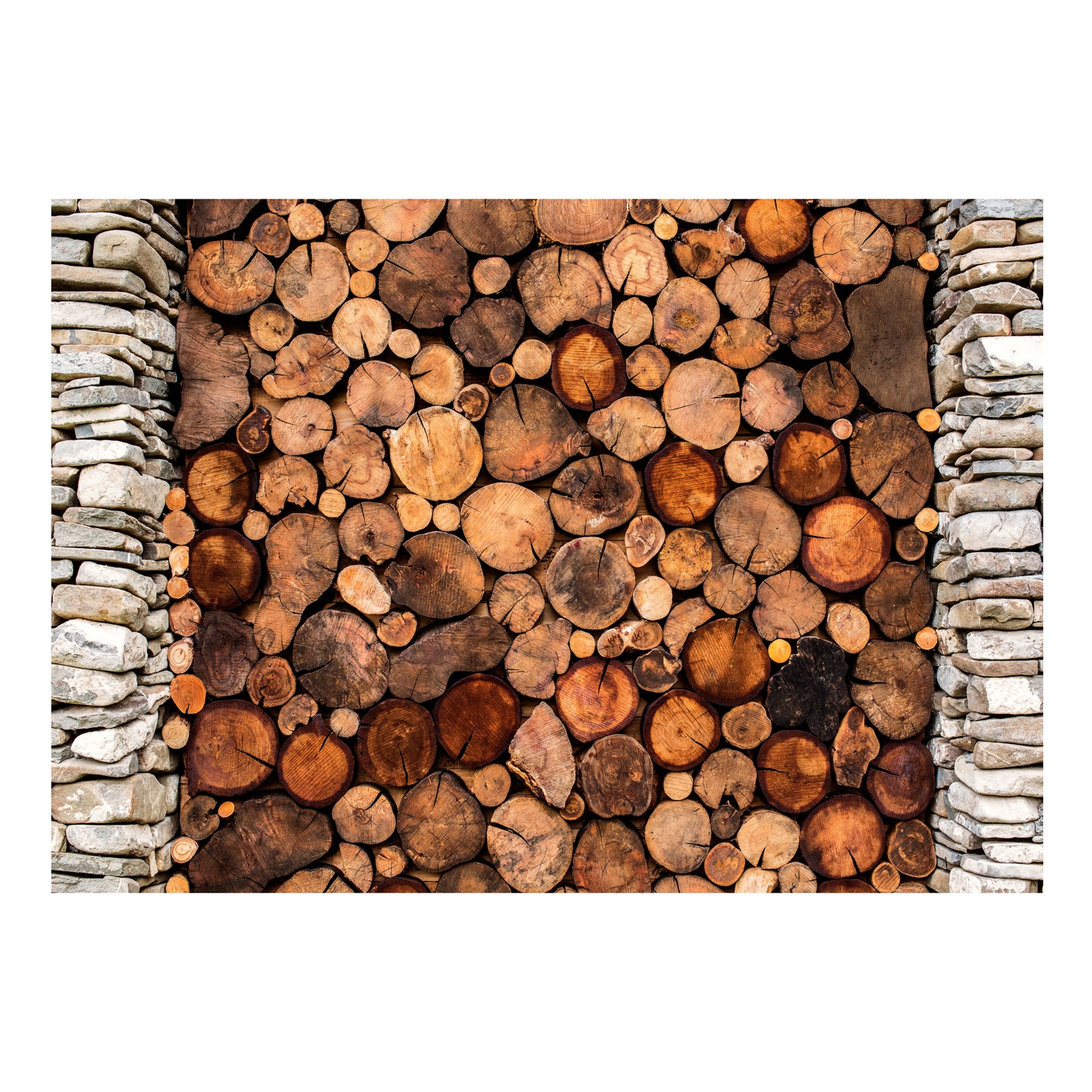 Fototapet Arkiio Självhäftande Wooden Gate