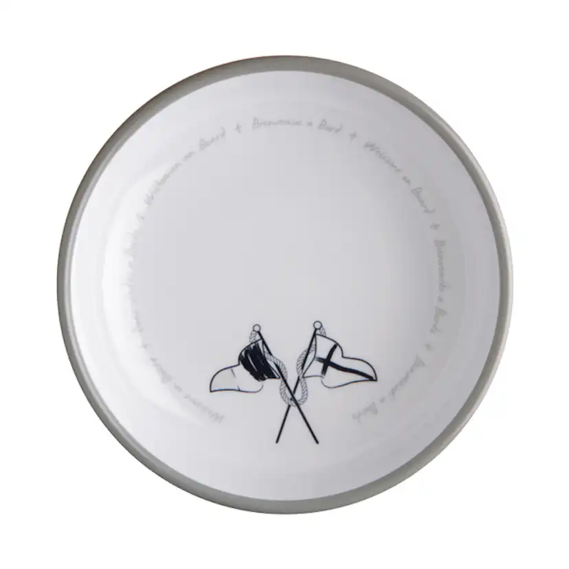 Djup tallrik Marine Business Ø18 cm 6 st