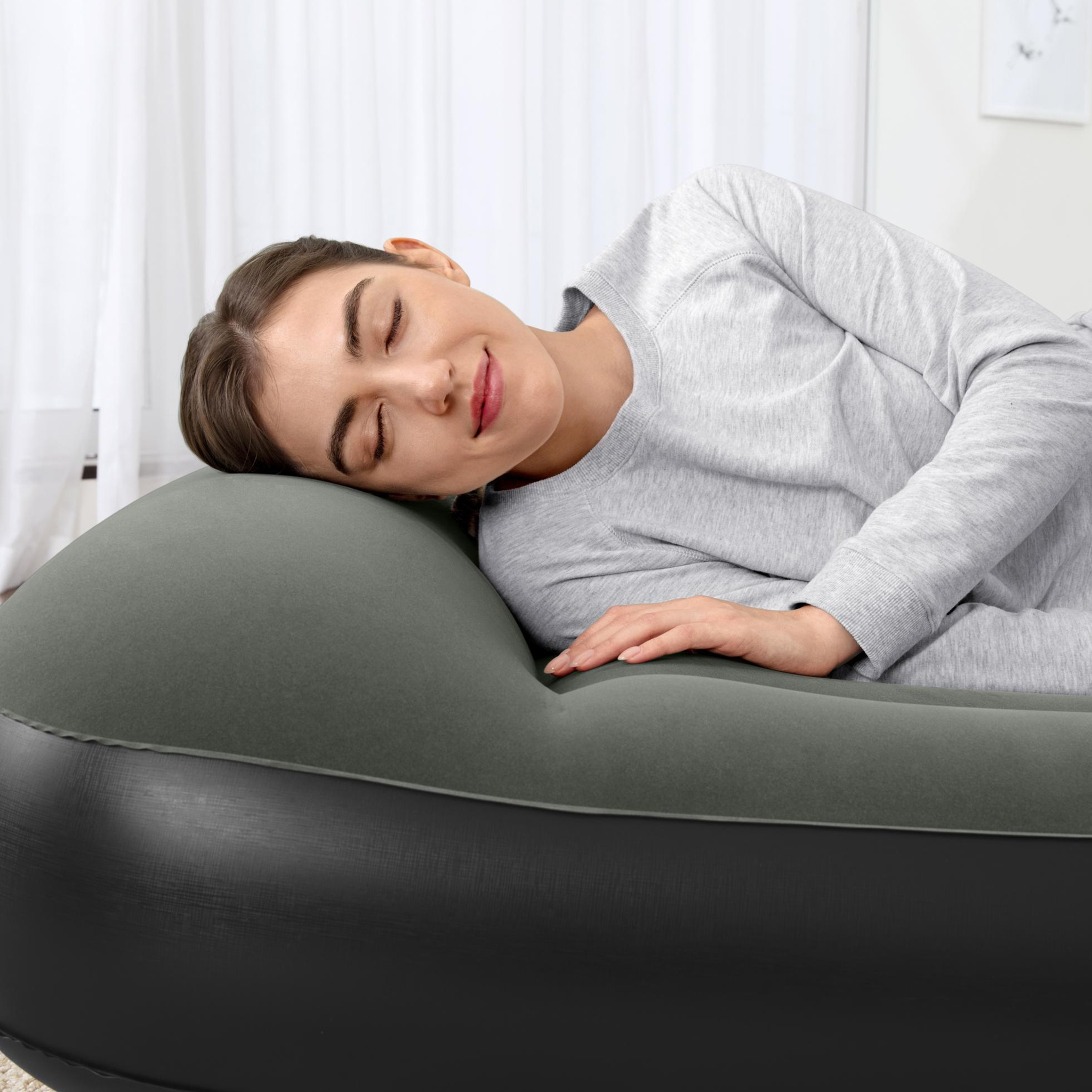 67930 Bestway  2.03m x 1.52m x 30cm Tritech Airbed Queen Bui Queen