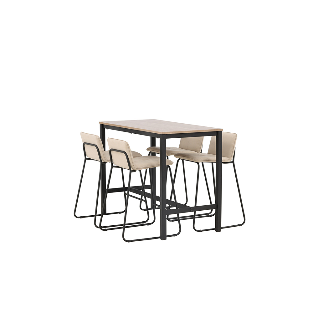Matgrupp Venture Home Camden med 4 Bisbee Stolar