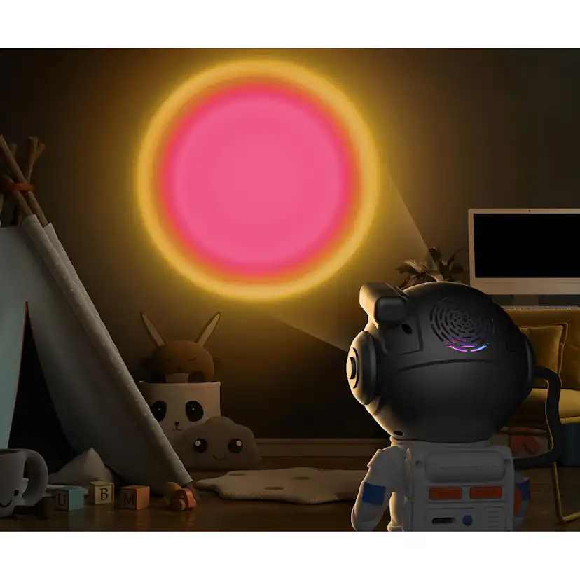 Projektor MOBILITY ON BOARD Mini Stellar Light Space Astronaut Vit