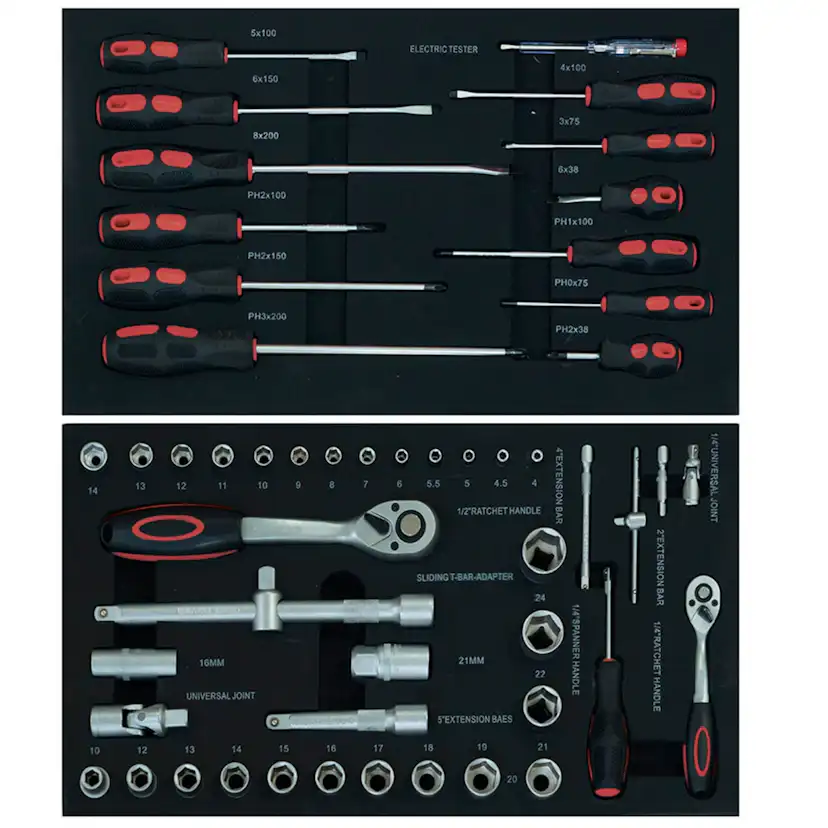 Verktygsvagn Timco 6 ltk 80-os med Verktyg