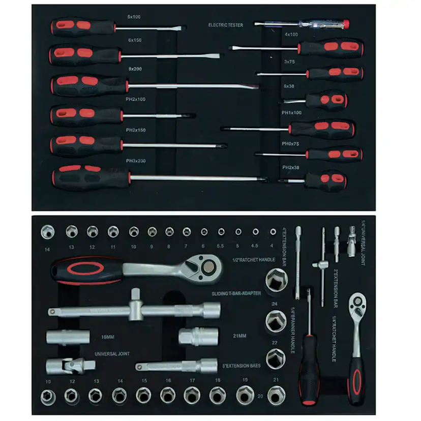 Verktygsvagn Timco 6 ltk 80-os med Verktyg