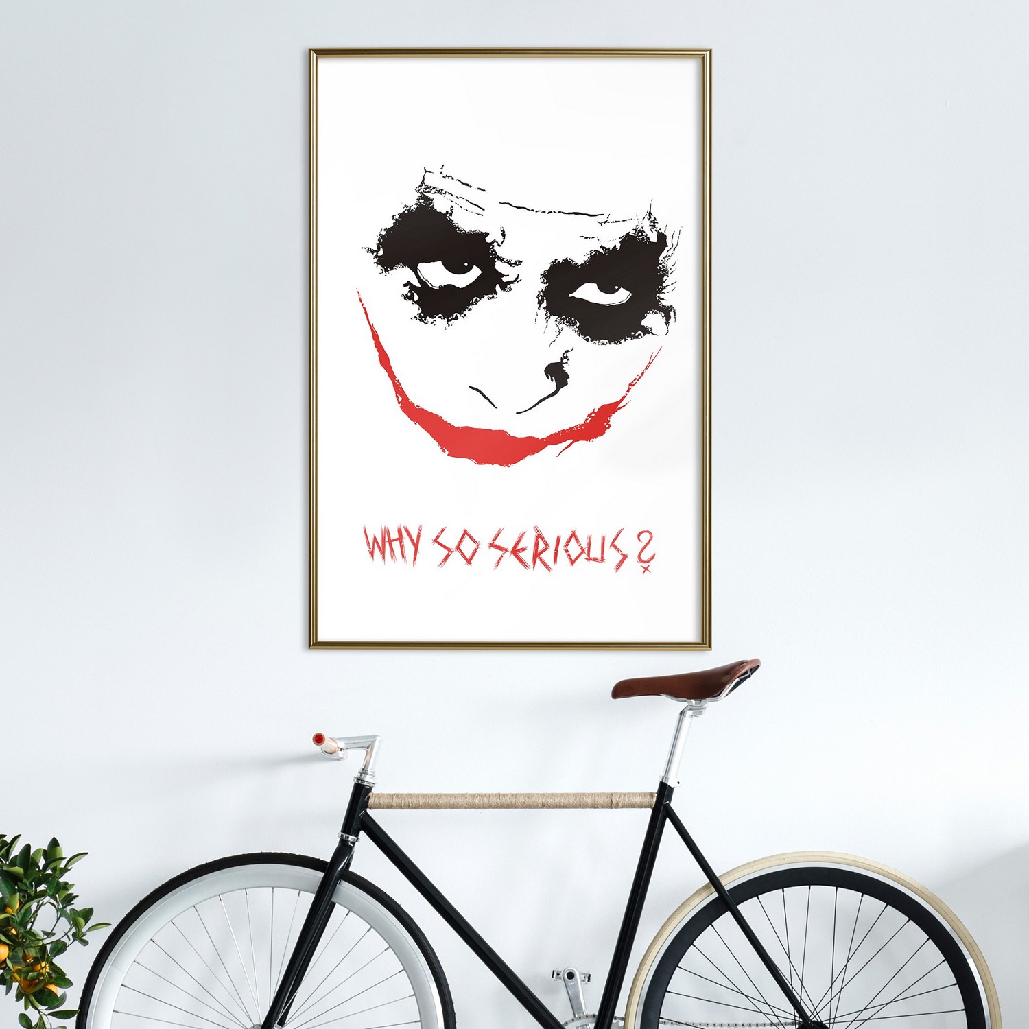Poster Artgeist Affisch Why so Serious?
