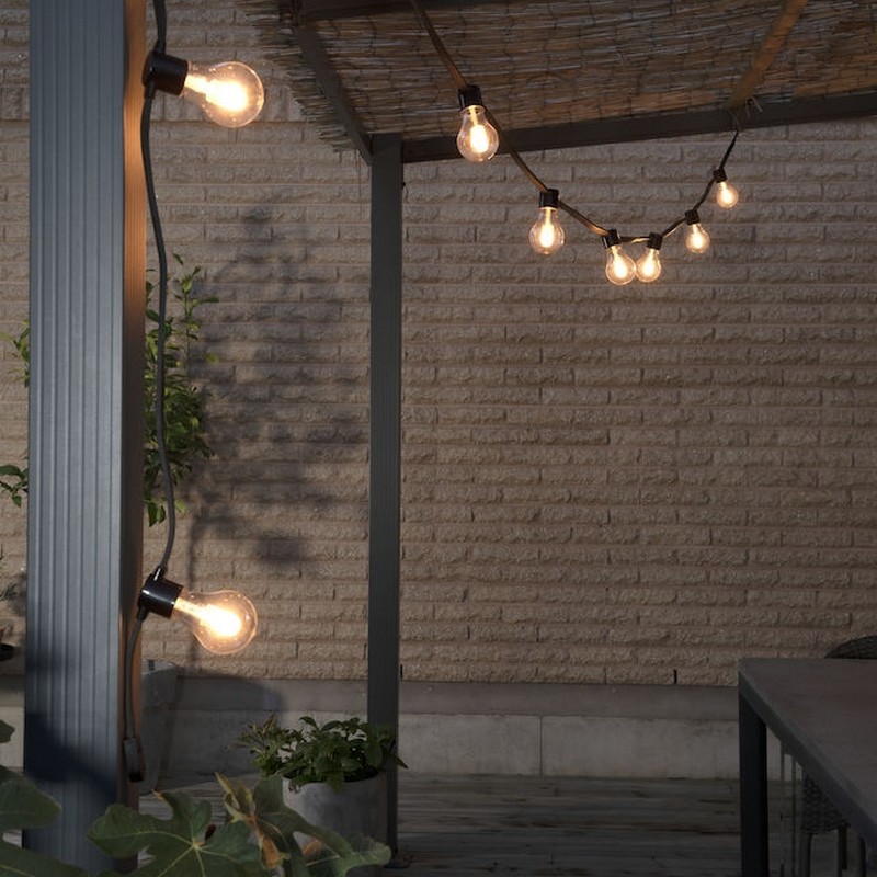 Tilläggsslinga Gnosjö Konstsmide 4147-800 E27 10 LED Utbytbar