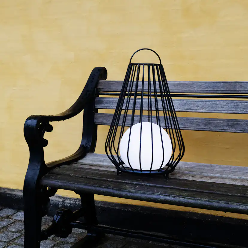 Solcellslampa Dyberg Larsen Evesham LED-Lykta Stor