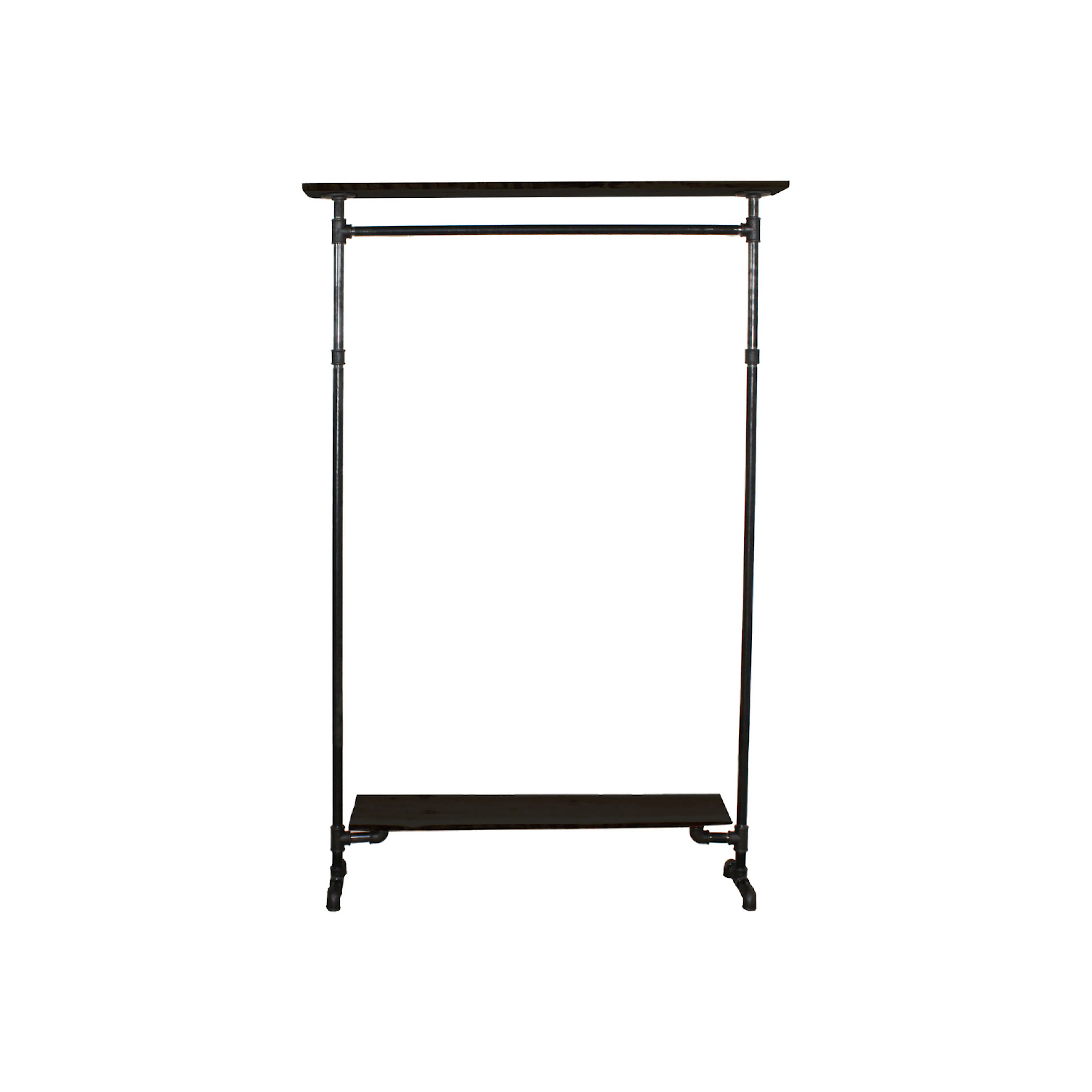 COPENHAGEN FRITSTÅENDE TØJSYSTEM - 2 HYLDER - 120 CM Bredd: 1200 mm